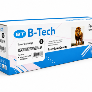 B-Tech 206A / 207A (W2110A / W2210A) Black Toner Cartridge – Premium Compatible Laser Toner